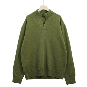 2026 High Quality Sweater Knit Wool Sweater Autumn Winter Crewneck Long Sleeve Elegant Jumpers Pullover Sweater Men