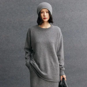Autumn and Winter Collection Luxurious Cashmere Pullover Sweater Breathable Knitted Design