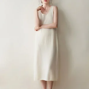 2026 New Arrival Style Autumn Spring  Dress Cashmere Wool  Long Dress for Women