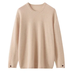 100% Pure Cashmere Fancy Yarn Women's Pullover