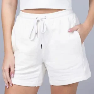 New Arrived Women's Summer Sports Shorts Breathable 100% Cotton Fleece High Waist Skinny Women shorts